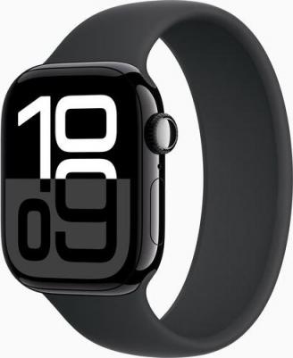 Watch Series 10 46 mm Jet Black Aluminum Case with Black Solo Loop