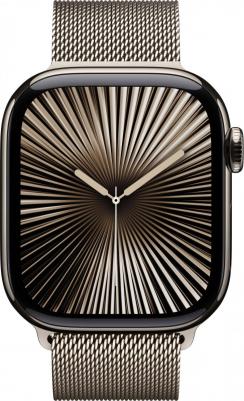 Watch Series 10 46 mm Natural Titanium Case with Natural Milanese Loop – фото 10