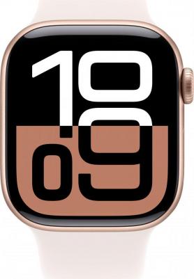 Watch Series 10 46 mm Rose Gold Aluminum Case with Light Blush Sport Band – фото 14