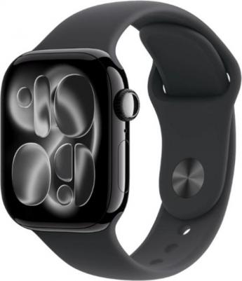 Watch Series 11 42 mm Jet Black Aluminum Case with Black Sport Band