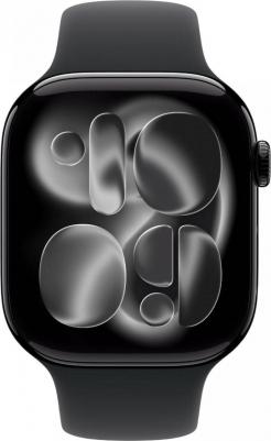 Watch Series 11 42 mm Jet Black Aluminum Case with Black Sport Band – фото 12