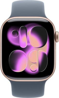 Watch Series 11 42 mm Rose Gold Aluminum Case with Anchor Blue Solo Loop – фото 2