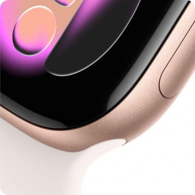 Watch Series 11 42 mm Rose Gold Aluminum Case with Light Blush Sport Band – фото 3