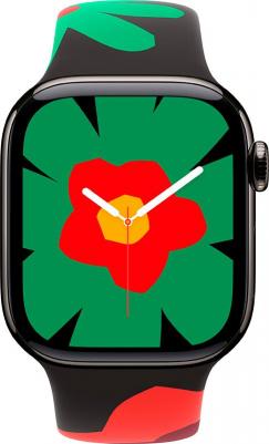 Watch Series 11 42 mm Slate Titanium Case with Black Unity Bloom Sport Band – фото 2