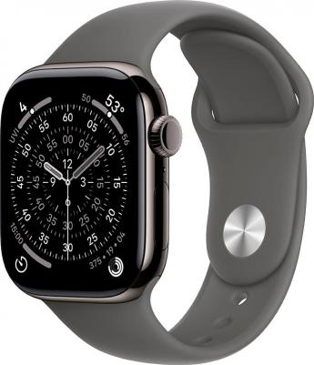 Watch Series 11 42 mm Slate Titanium Case with Stone Gray Sport Band