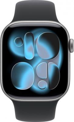 Watch Series 11 42 mm Space Gray Aluminum Case with Black Sport Band – фото 3