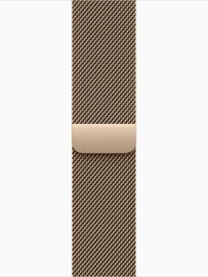 Watch Series 11 46 mm Gold Titanium Case with Gold Milanese Loop – фото 9
