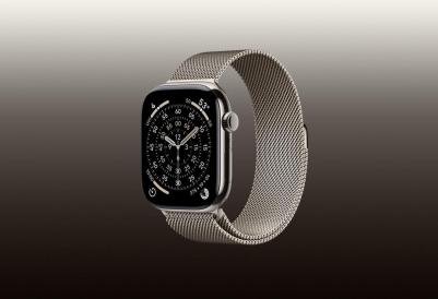 Watch Series 11 46 mm Natural Titanium Case with Natural Milanese Loop – фото 7