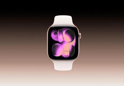 Watch Series 11 46 mm Rose Gold Aluminum Case with Light Blush Sport Band – фото 1