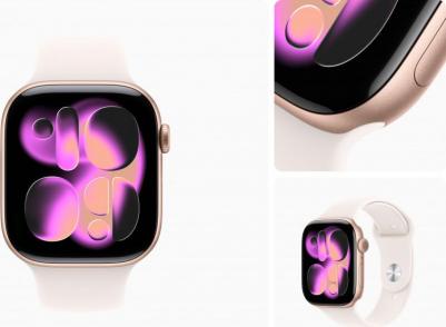 Watch Series 11 46 mm Rose Gold Aluminum Case with Light Blush Sport Band – фото 6
