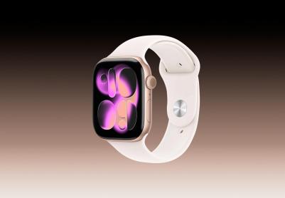 Watch Series 11 46 mm Rose Gold Aluminum Case with Light Blush Sport Band – фото 9