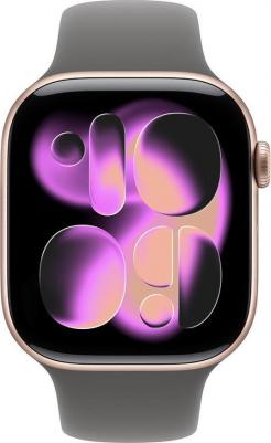 Watch Series 11 46 mm Rose Gold Aluminum Case with Stone Gray Sport Band – фото 2