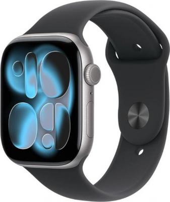 Watch Series 11 46 mm Space Gray Aluminum Case with Black Sport Band