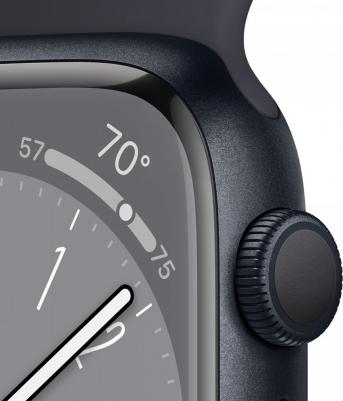 Watch Series 8 41 mm Midnight Aluminum Case with Black Sport Band – фото 3