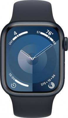 Watch Series 9 41 mm Midnight Aluminum Case with Black Sport Band – фото 18