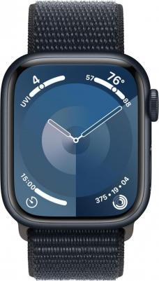 Watch Series 9 41 mm Midnight Aluminum Case with Ink Sport Loop – фото 7