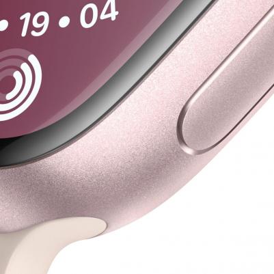 Watch Series 9 41 mm Pink Aluminum Case with Light Pink Sport Band – фото 6