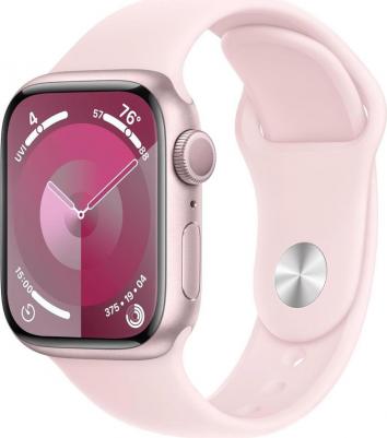 Watch Series 9 41 mm Pink Aluminum Case with Light Pink Sport Band