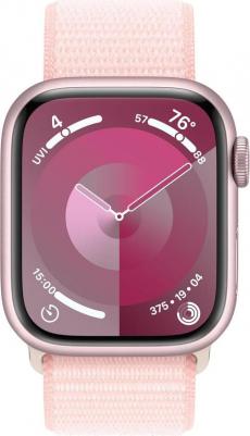 Watch Series 9 41 mm Pink Aluminum Case with Light Pink Sport Loop – фото 4
