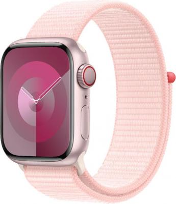 Watch Series 9 41 mm Pink Aluminum Case with Light Pink Sport Loop – фото 8