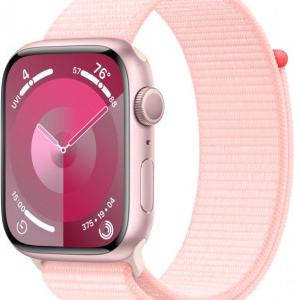 Watch Series 9 41 mm Pink Aluminum Case with Light Pink Sport Loop – фото 10