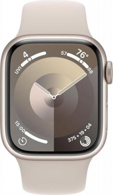 Watch Series 9 41 mm Starlight Aluminum Case with Starlight Sport Band – фото 6