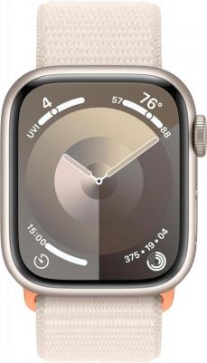 Watch Series 9 41 mm Starlight Aluminum Case with Starlight Sport Loop – фото 8