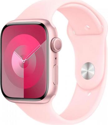 Watch Series 9 45 mm Pink Aluminum Case with Light Pink Sport Band – фото 8