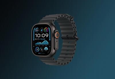 Watch Ultra 2 (2024) 49 mm Black Titanium Case with Black Ocean Band – фото 12