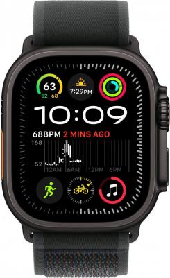 Watch Ultra 2 (2024) 49 mm Black Titanium Case with Black Trail Loop – фото 6
