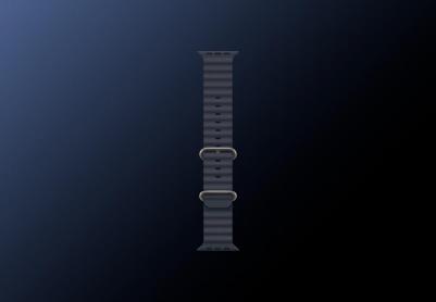 Watch Ultra 2 (2024) 49 mm Natural Titanium Case with Navy Ocean Band – фото 6