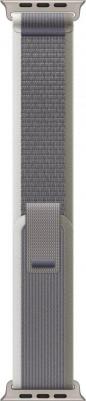 Watch Ultra 2 49 mm Natural Titanium Case with Green/Gray Trail Loop – фото 11