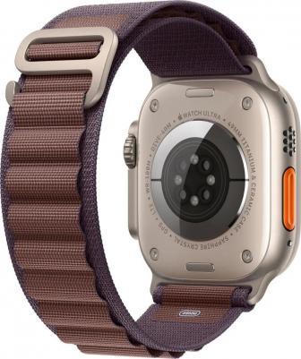 Watch Ultra 2 49 mm Natural Titanium Case with Indigo Alpine Loop – фото 18