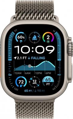 Watch Ultra 2 49 mm Natural Titanium Case with Natural Titanium Milanese Loop – фото 1