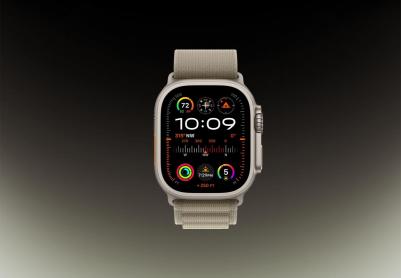 Watch Ultra 2 49 mm Natural Titanium Case with Olive Alpine Loop – фото 2