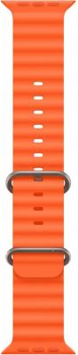 Watch Ultra 2 49 mm Natural Titanium Case with Orange Ocean Band – фото 12