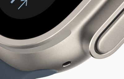 Watch Ultra 3 (2025) 49 mm Natural Titanium Case with Anchor Blue Ocean Band – фото 7