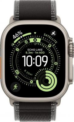 Watch Ultra 3 (2025) 49 mm Natural Titanium Case with Black/Charcoal Trail Loop – фото 2