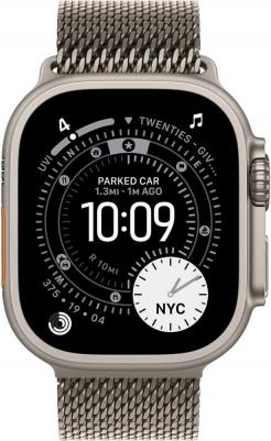 Watch Ultra 3 (2025) 49 mm Natural Titanium Case with Natural Titanium Milanese Loop – фото 6