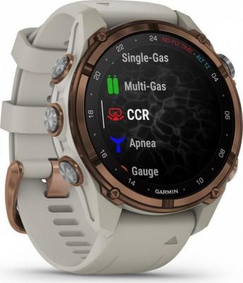 Descent Mk3i Sapphire 43 mm, Silicone French Gray – фото 7