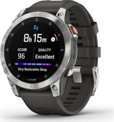 Epix Gen 2 47 mm, Stainless Steel Case, Silicone Black – фото 14