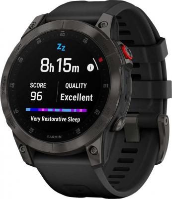 Epix Gen 2 Sapphire 47 mm, Titanium Case, Silicone Black Graphite – фото 1