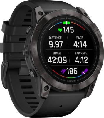 Epix Pro Gen 2 47 mm, Stainless Steel Case, Silicone Black – фото 6