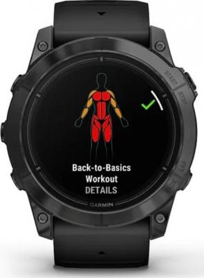 Epix Pro Gen 2 51 mm, Stainless Steel Case, Silicone Black – фото 6