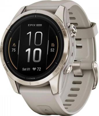 Epix Pro Gen 2 Sapphire 42 mm, Stainless Steel Case, Silicone Light Sand – фото 2