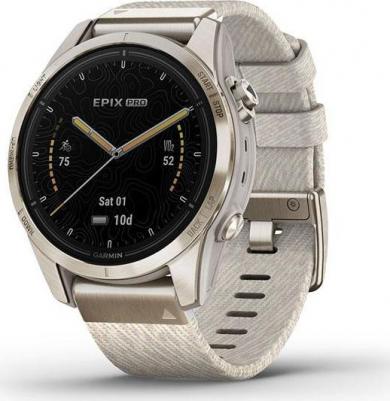 Epix Pro Gen 2 Sapphire 42 mm, Stainless Steel Case, Silicone Light Sand – фото 11