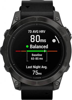 Epix Pro Gen 2 Sapphire 47 mm, Titanium Case, Leather Black – фото 6