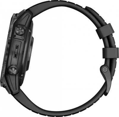 Epix Pro Gen 2 Sapphire 47 mm, Titanium Case, Silicone Black Graphite – фото 2