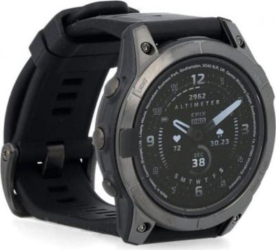 Epix Pro Gen 2 Sapphire 47 mm, Titanium Case, Silicone Black Graphite – фото 5