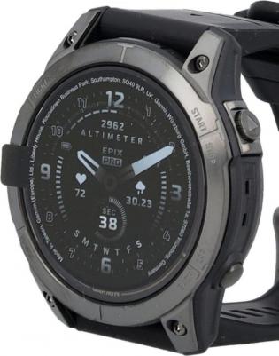 Epix Pro Gen 2 Sapphire 47 mm, Titanium Case, Silicone Black Graphite – фото 9